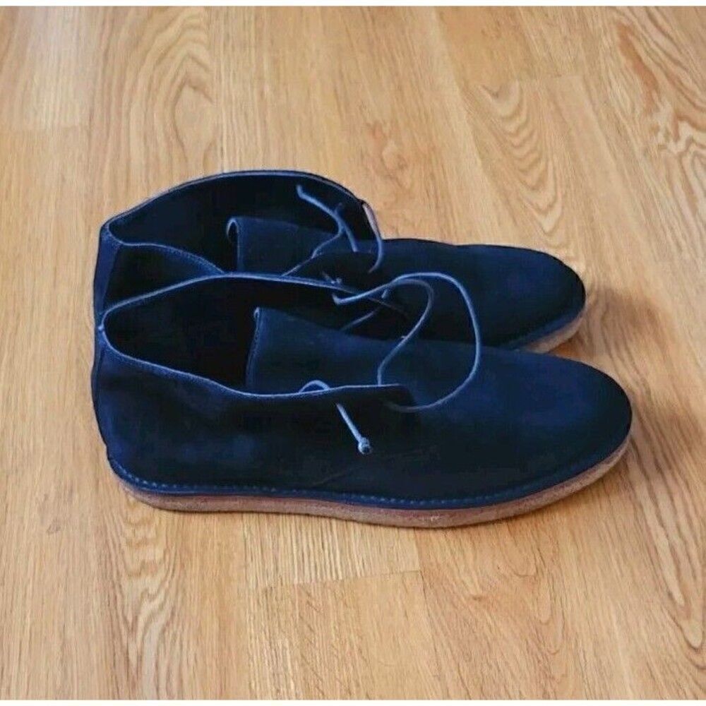 Vince Parsons Suede Chukka Booties Men's Size 10 Black - Picture 5 of 8